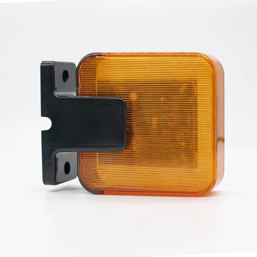 Scimagic-RC 2er-Set universelle LED-Signal- und Alarmlampe für den Außenbereich, gelbe Notfall-Warnlampe mit Stroboskop-Blinklicht zur Wandmontage - Bild 2