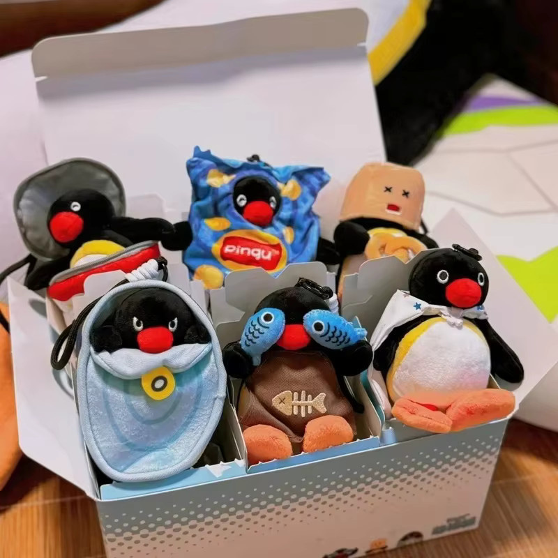 Fondjoy Pinguin-Familie Versteckspiel-Serie, Plüsch-Blindbox-Spielzeug, Taschenanhänger, Schlüsselanhänger - Bild 3