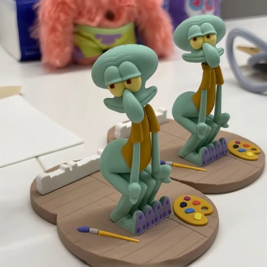 Bandai SpongeBob Schwammkopf Thaddäus Handyhalterung, Anime-Figur - Bild 3