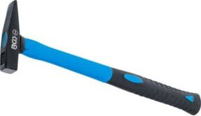 BGS Schlosserhammer 3850 mit Fiberglasstiel in Blau, 100 g - Bild 1