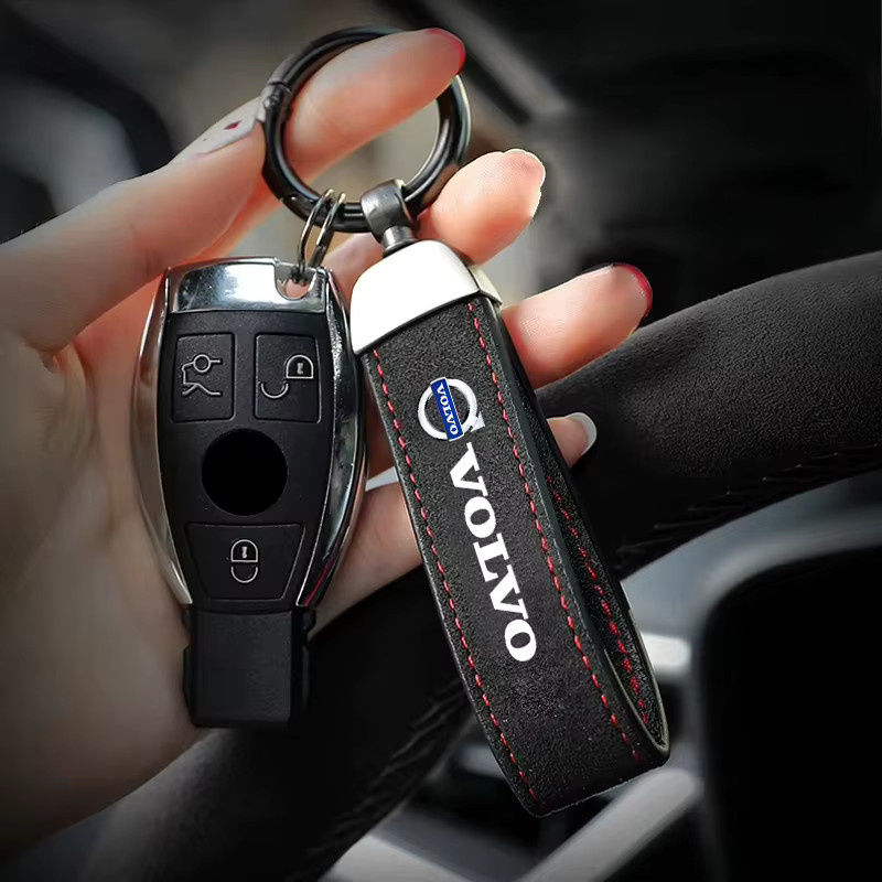 VOLVO Schlüsselring Wildleder, Unisex - Bild 3