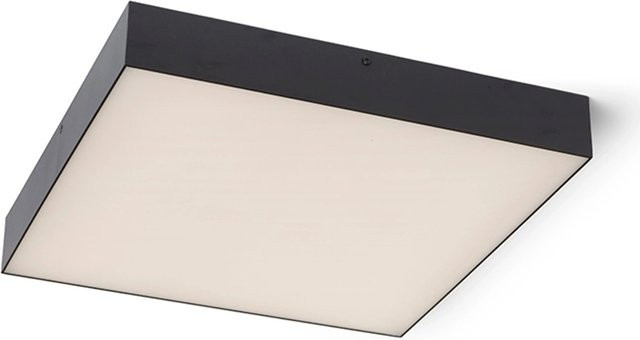 Rendl Deckenleuchte Larisa Sq in Schwarz mit 50 W LED und warmweißem Licht, quadratisch, Breite: 40 cm - Bild 1