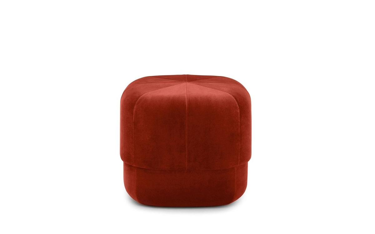 Normann Copenhagen Circus Hocker mit Samtbezug in Rot - Bild 2