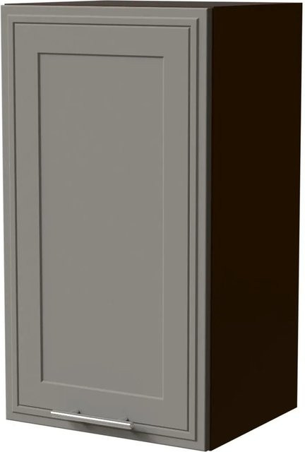 Feldmann-Wohnen Hängeschrank Salo W2/40 in Lava und Dust Grey Matt mit Kassettenoptik, B/T/H: 40 x 32,5 x 72 cm - Bild 1