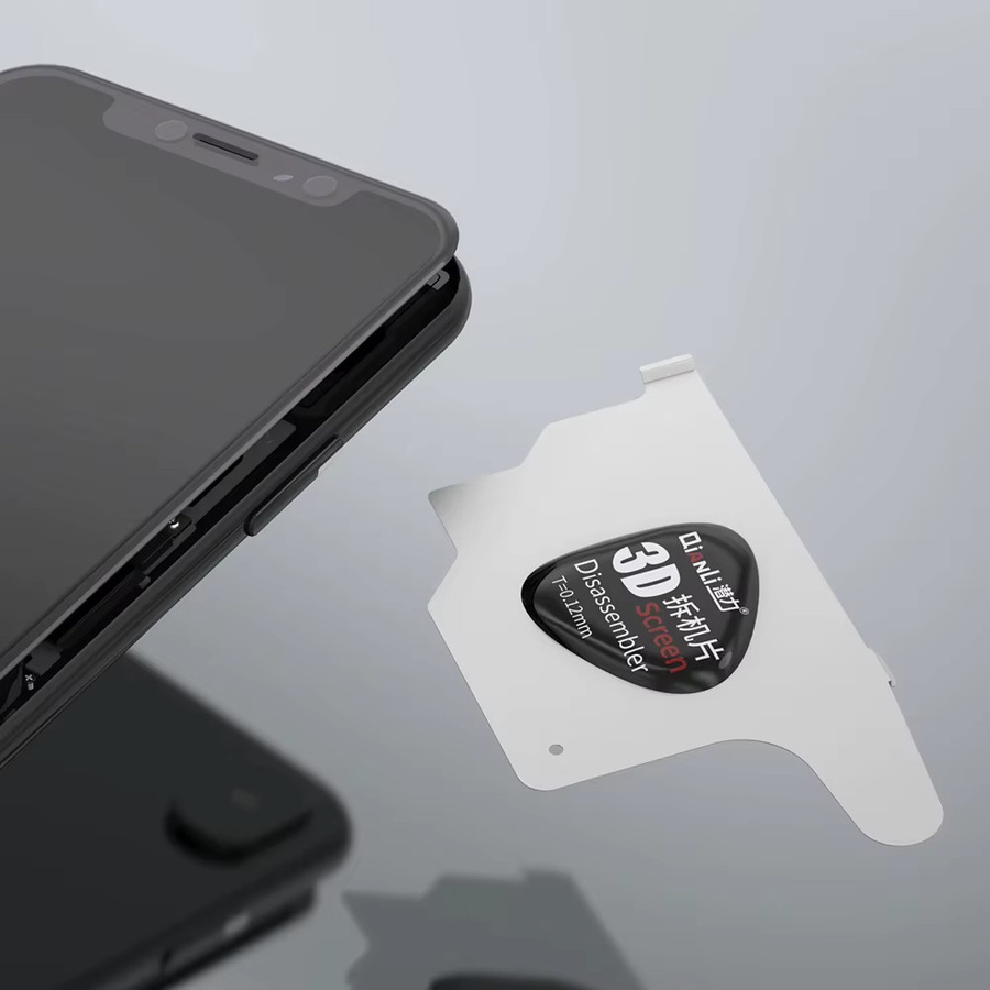 Qianli 3D Edelstahl Demontageklinge 0,12mm in Silber für die Smartphone-Bildschirmreparatur - Bild 3
