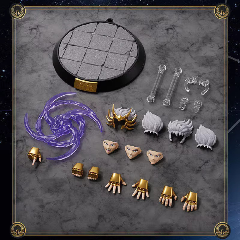 BLOKEES Saint Seiya Actionfigur, Anime-Charaktere, Shura Shiryu Hyoga Camus Death Mask Aiolia - Bild 2