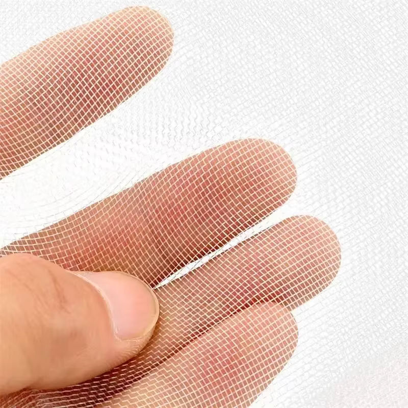 50 Organza-Schutzbeutel aus atmungsaktivem Mesh für Trauben, Erdbeeren und Sämlinge, Farbe: Weiß/Transparent - Bild 5