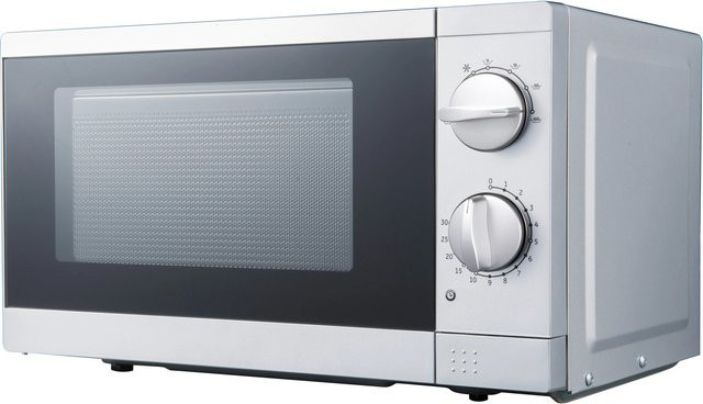 PKM Solo Mikrowelle MW700-17UB2 in Silber, Unterbau- und Standmikrowelle mit 17 Litern Volumen und 700 Watt - Bild 1