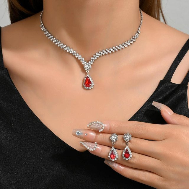 Lucky Star Jewelry Schmuck-Set, Damen, Zirkonia, brown - Bild 1