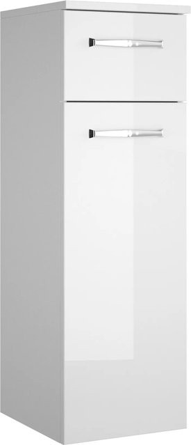 Pelipal Bad-Hängeschrank Trentino Weiß Hochglanz mit Soft-Close-Türen und internen Regalen, Breite: 30 cm, Höhe: 90,5 cm - Bild 1