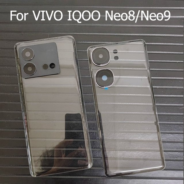 Vivo iQOO Neo 8 5G und iQOO Neo 9 Pro 5G Ersatzgehäuse mit Kameraobjektiv-Schutz in Transparent - Bild 1