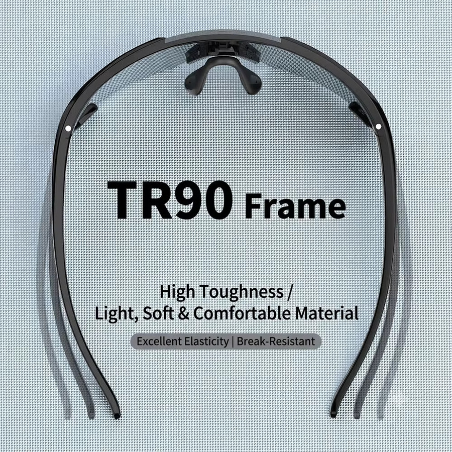 361 Degrees TR90 Sportsonnenbrille, polarisiert, Unisex, Vollrand - Bild 2