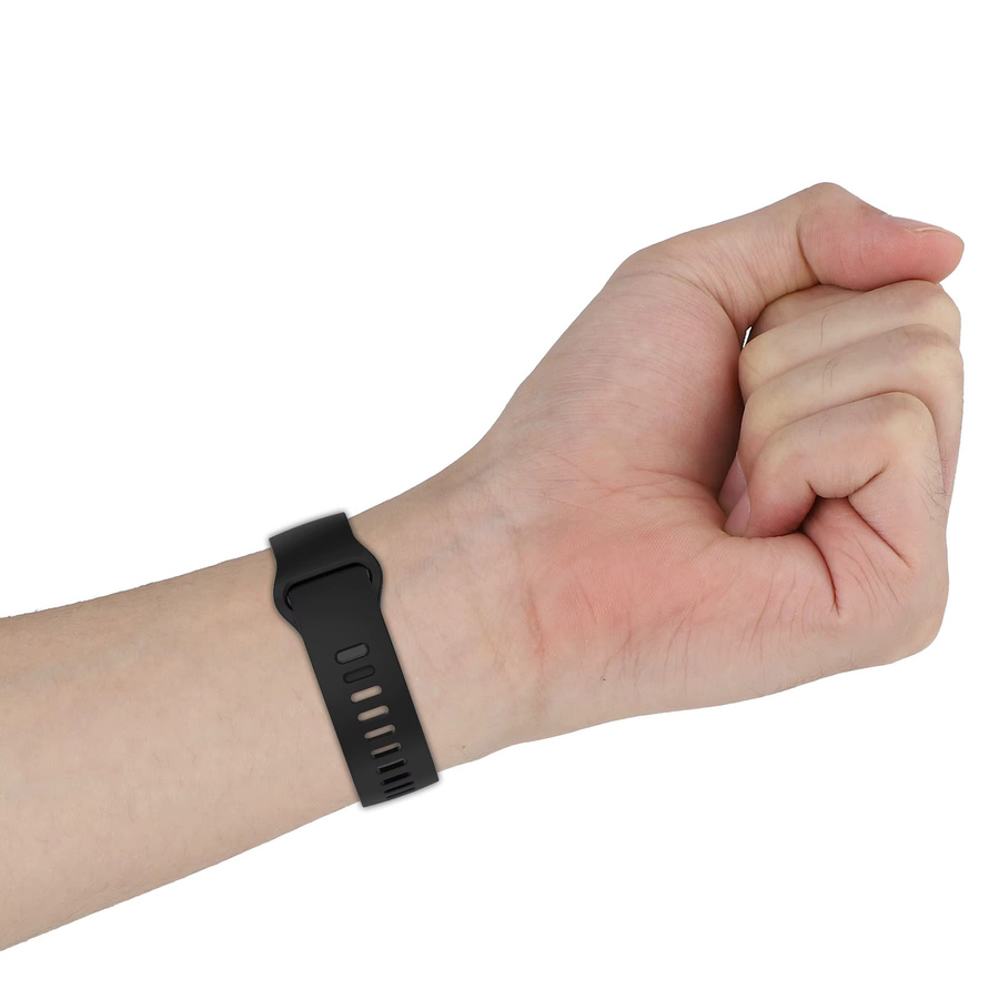 I LOVE LUO Uhrenarmband Silikon, Schwarz, 22 mm, für Xiaomi Redmi Watch 5 Active / 5 Lite - Bild 3