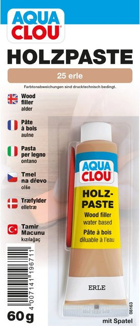 Clou Holzpaste Erle braun, wasserverdünnbar, 60 g - Bild 1