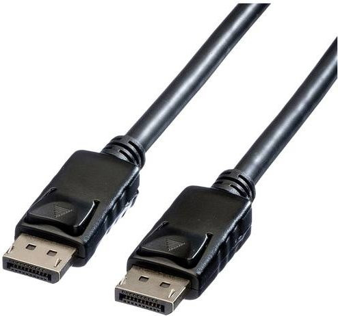 Roline DisplayPort Anschlusskabel Schwarz, Länge: 1,50 m - Bild 1