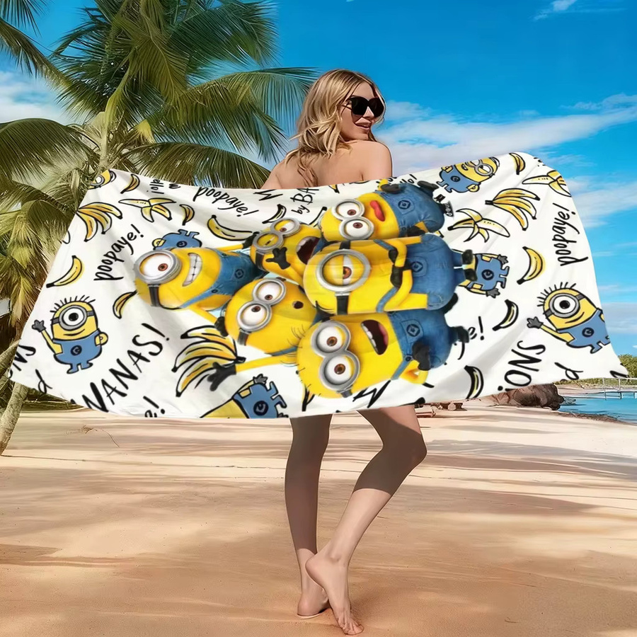 Bananamaster Strandtuch mit niedlichem Kreatur-Motiv in Multicolour, Breite: 60 cm, Höhe: 40 cm - Bild 4