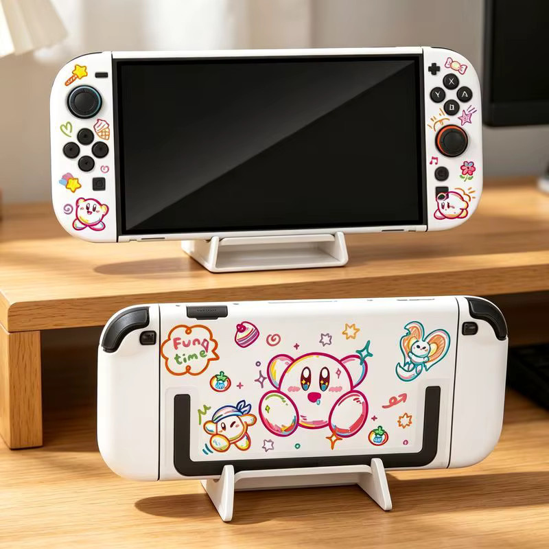 Bandai Hot Switch 2 NS 2 Schutzhülle mit Kirby-Muster und weichem Griff für Nintendo Switch - Bild 1