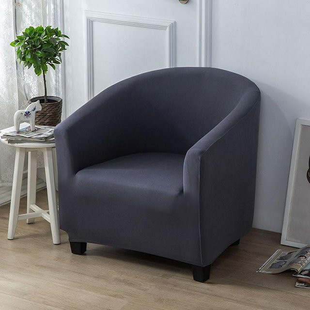 Bestbags Sesselüberzug für Einzelsofas und Relaxsessel aus elastischem Spandex in Schwarz - Bild 1