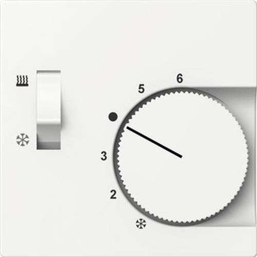 Schneider Electric Zentralplatte für Temperaturregler in Weiß - Bild 1
