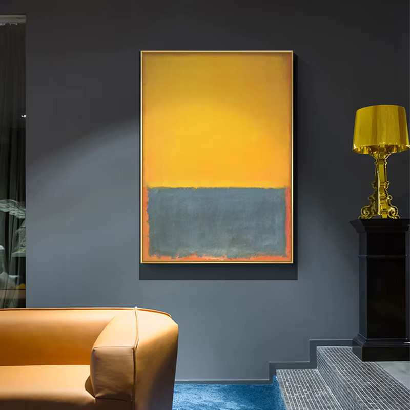 Potdemiel Abstraktes Leinwandgemälde Mark Rothko Moderne Kunst Poster Wanddekorationsbild Mehrfarbig - Bild 2