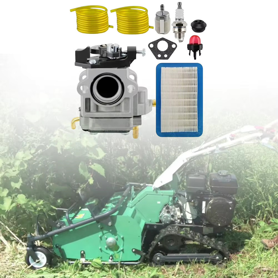 Vergaser-Set für Echo Rucksack-Laubbläser PB 770 PB 770H PB 770T inklusive Kraftstofffilter, Luftfilter und Zündkerze, kompatibel mit WYK 406, mehrfarbig - Bild 3