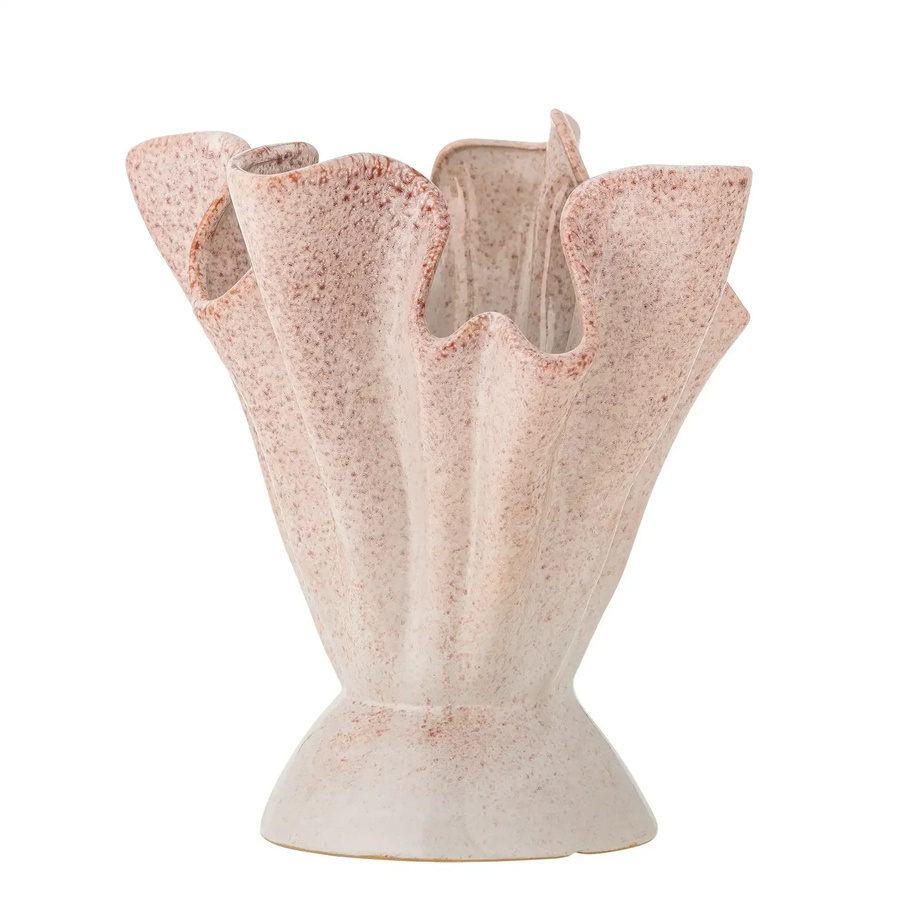 Bloomingville Keramikvase Plier in Rosa mit skandinavischem Design und organischer Form, Höhe: 29 cm - Bild 1
