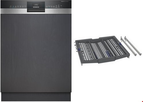Siemens SN53HSS3BD Teilintegrierter Einbau-Geschirrspüler 60 cm in gebürstetem Stahl, mit WiFi und App-Steuerung - Bild 1