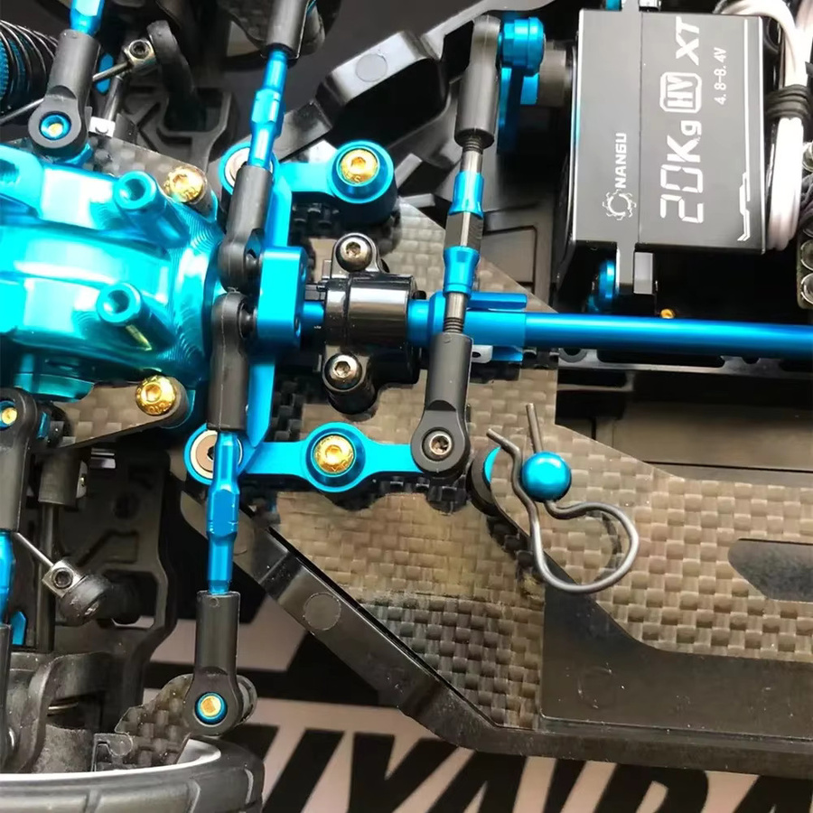Tamiya Carbon Lenkung Anti-Sand Abdeckung, Zubehör, Schwarz - Bild 3