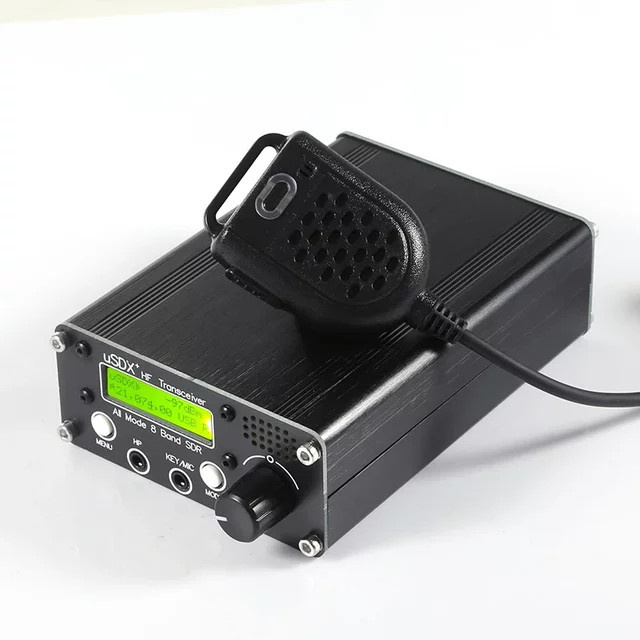 AISANRAY R1.02W USDX+ SDR Transceiver All Mode 8 Band HF Amateurfunk QRP CW in Schwarz - Bild 1