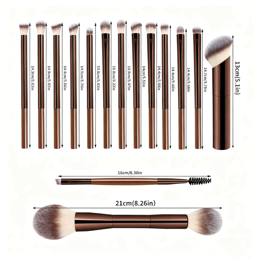 LUXEBLEND Make-up Pinsel Set, 15 Stück, Unisex - Bild 2