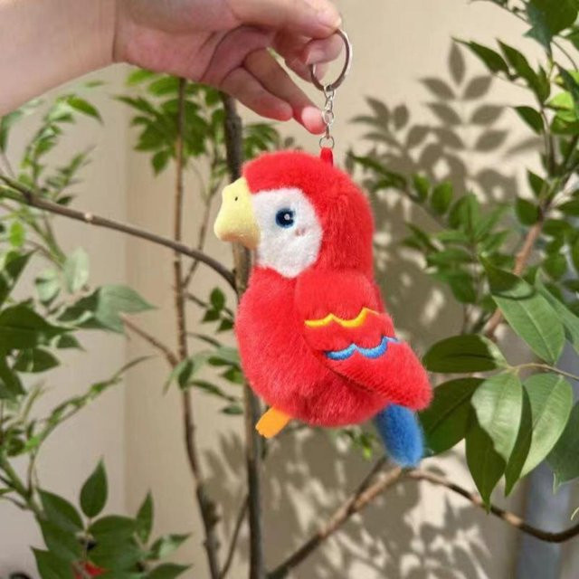 Schlüsselanhänger Binchi Fitness, Papagei Spatz, Unisex - Bild 1