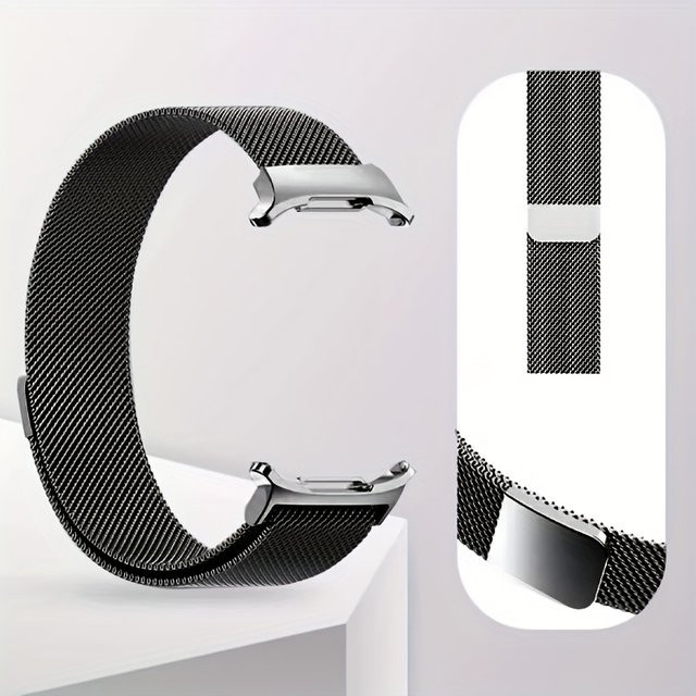 Uhrenarmband Milanese Loop, Schwarz, Unisex - Bild 1