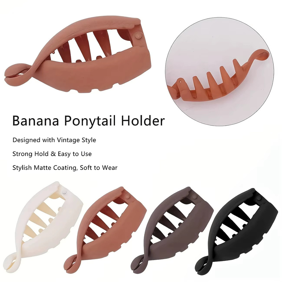 Twist Banana Clip Haarspange für Damen - Bild 4