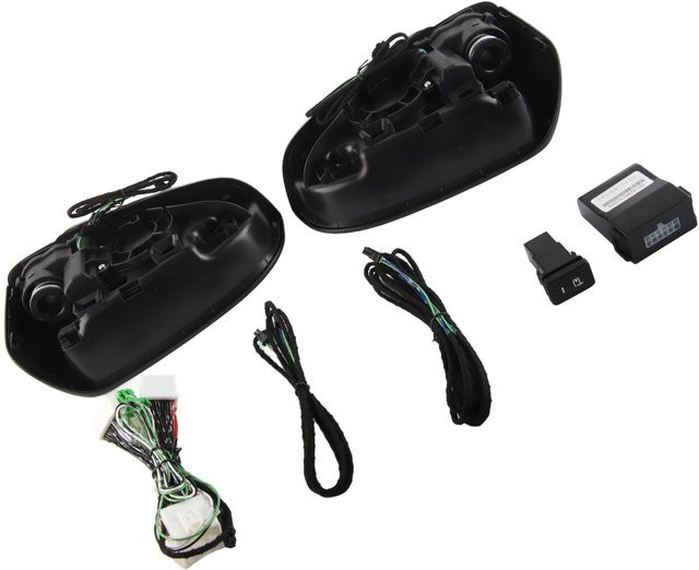 Fishine Elektrisches Rückspiegel-Klappsystem für Toyota Corolla 2014 in Schwarz - Bild 1