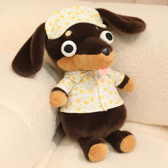 Yiran toy Dackel-Stofftier, Plüsch / Textil, Braun, ab 14 Jahren - Bild 1