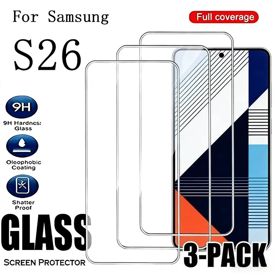 2 Stück Ultra-Klare Displayschutzfolie aus gehärtetem Glas für Samsung Galaxy S26 S25 S24 S23 S22 S21 Ultra Plus FE, transparent und kratzfest - Bild 6