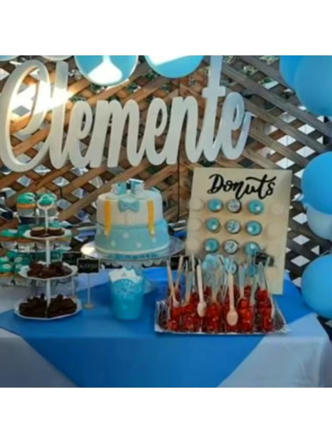 YOCITY Holz Donut Ständer für Hochzeit, Geburtstag und Party als Tischdekoration - Bild 3