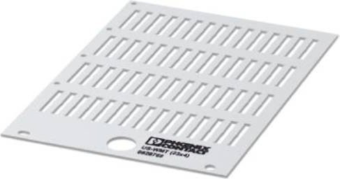 Phoenix Contact 0828769 US-WMT Einzeladerkennzeichner Weiß zum Aufschieben mit einer Beschriftungsfläche von 23 x 4 mm - Bild 1