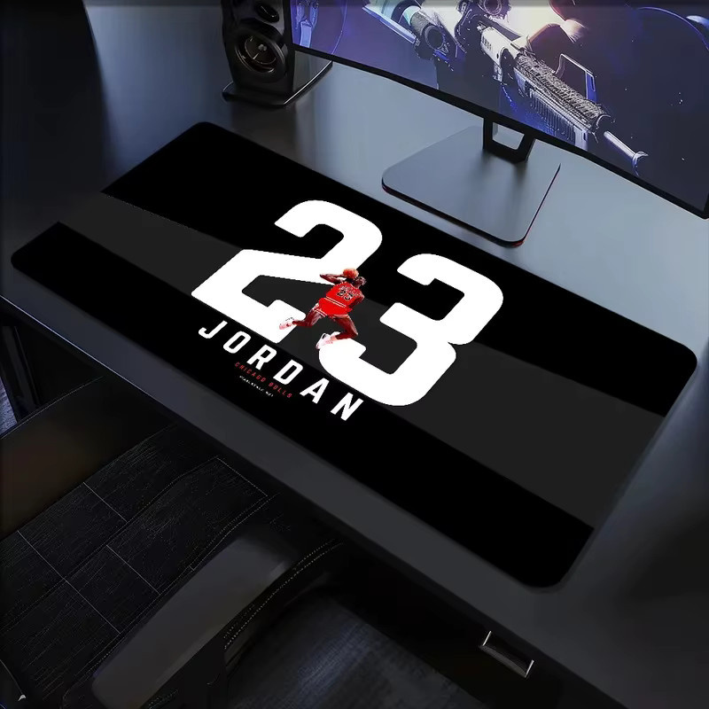 VIKAMA Basketball-Fan Exklusiv Nr. 23 Gaming-Mauspad, rutschfeste Computer-Schreibtischunterlage, Multicolour - Bild 4