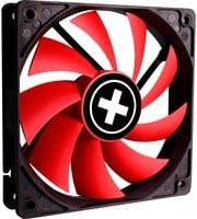 Xilence XPF120.R.PWM PC-Gehäuselüfter Schwarz Rot B/H/T: 120 x 25 x 120 mm - Bild 1