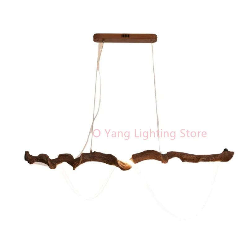 JIANKEXING LED Pendelleuchte im Minimalist Retro Design als Ast Kronleuchter, Länge: 95 cm - Bild 4