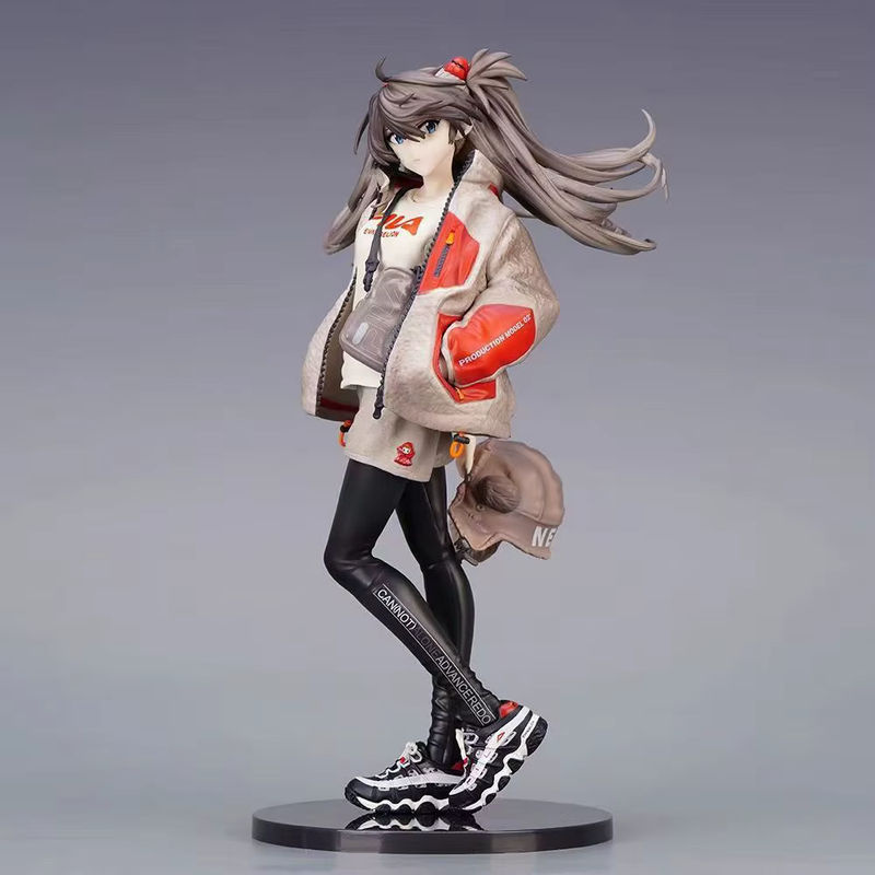 Tide Brand Asuka Langley Soryu Evangelion Anime-Figur aus PVC, mehrfarbig, Höhe: 19 cm - Bild 4