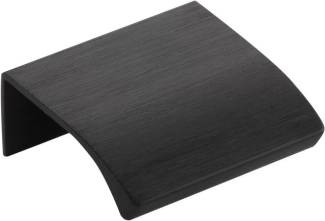 Furnipart Küchen Griffleiste Edge Straight Aluminium Schwarz Matt Länge: 40 mm, Breite: 20 mm - Bild 1