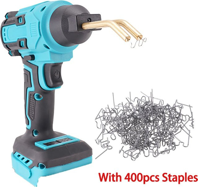 Kunststoff Schweißmaschine für Makita 18V 21V Akku zur Reparatur von Kunststoff-Panel-Rissen mit Heißhefter-Set - Bild 1