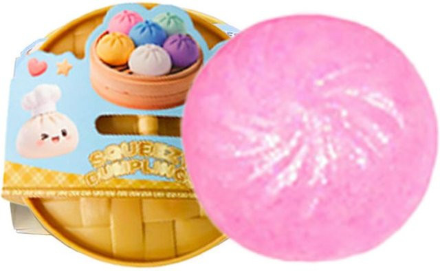 Topmix Glitzer Teigtasche Squishies, Mystery Box, Buntes Essen, Sensorisches Fidget Spielzeug, Anti Stress Knetball - Bild 1
