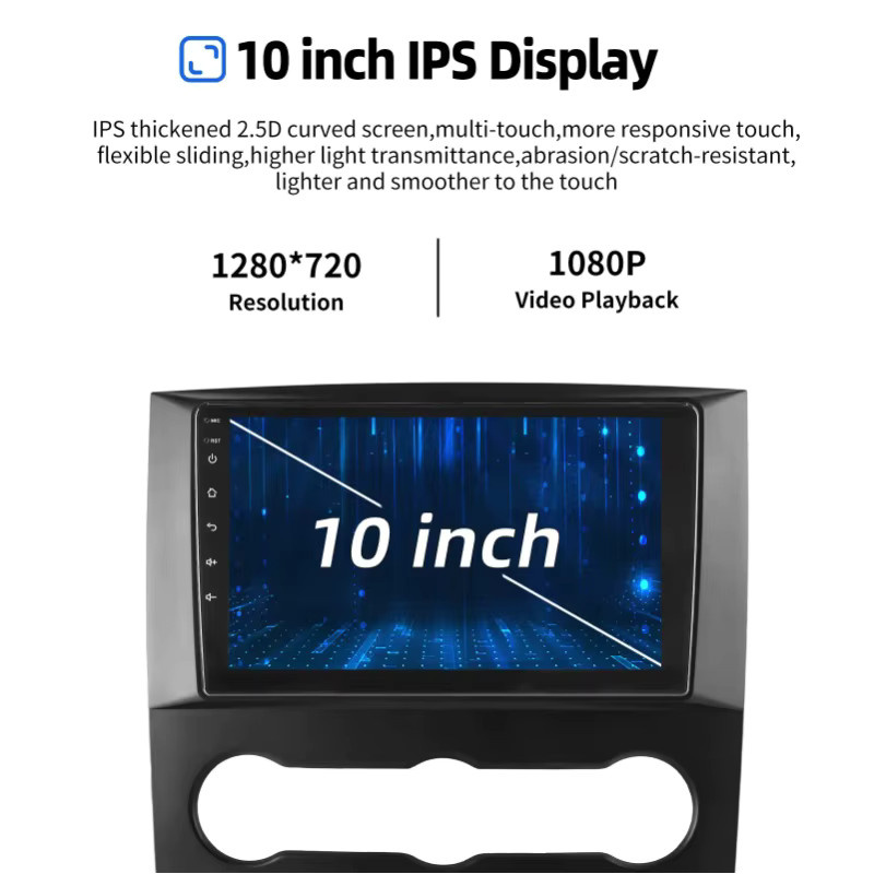 MOPECT Android 15 Autoradio für VW Crafter 2006-2011 und Mercedes Sprinter 2006-2017, 13,3 Zoll Touchscreen, 6+128GB, kabelloses CarPlay, GPS-Navigation, 4G, Bluetooth, DAB und AHD, Schwarz - Bild 9