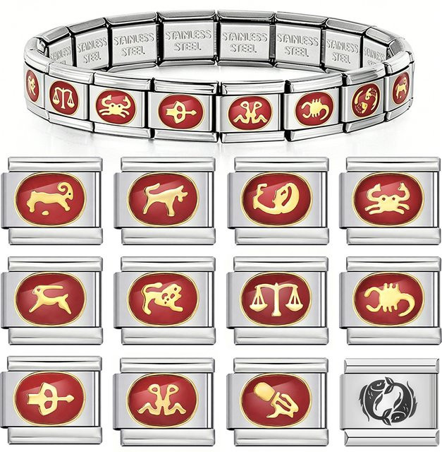Armband Edelstahl, Bunt, Unisex, 9mm - Bild 1