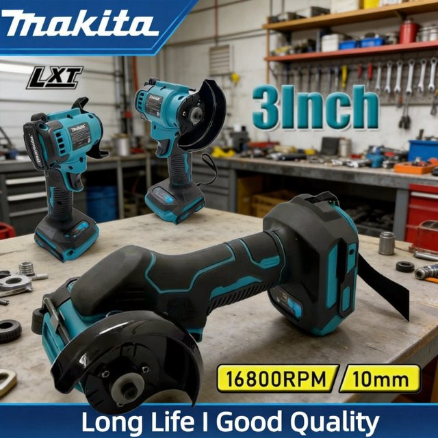Makita LXT Akku-Winkelschleifer 3 Zoll mit 20V Akku als kabelloses Trennwerkzeug und Kreissäge - Bild 1