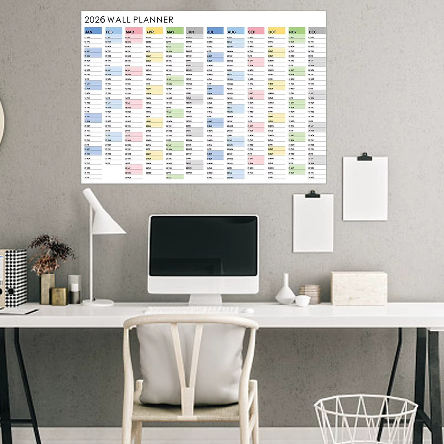 Jahreswandkalender 2025/2026 als Jahresplaner und Zeitplan-Organizer für 12 Monate - Bild 2