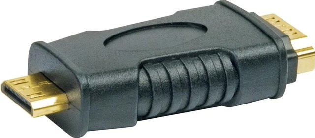 Schwaiger HDMI Adapter Schwarz - Bild 1